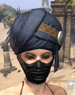 Black Kiergo Brigand Hat - Female Front