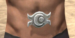Black Kiergo Brigand Sash - Male Front