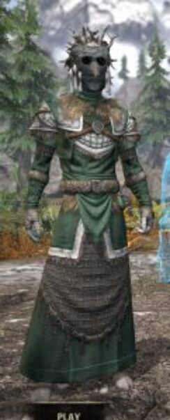 Icereach Coven Homespun - Male Robe Front