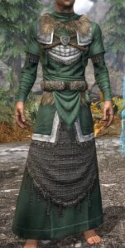 Icereach Coven Homespun Robe - Male Front