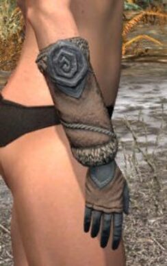 Icereach Coven Rawhide Bracers - Female Right