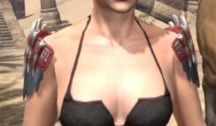 Kjalnar's Nightmare Pauldrons - Female Front