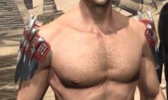 Kjalnar's Nightmare Pauldrons - Male Front