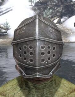 Knight of the Circle Helm - Argonian Male Front