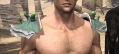 New Moon Priest Homespun Epaulets - Male Front