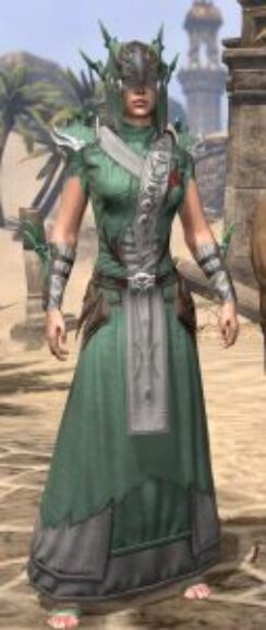 New Moon Priest Homespun - Female Robe Front