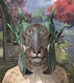 New Moon Priest Homespun Hat - Khajiit Female Front