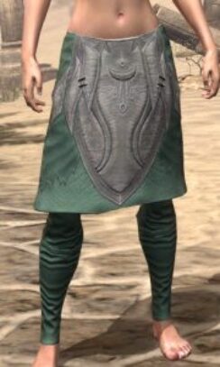 New Moon Priest Iron Greaves - Female Front