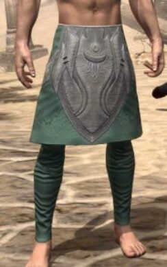 New Moon Priest Iron Greaves - Male Front