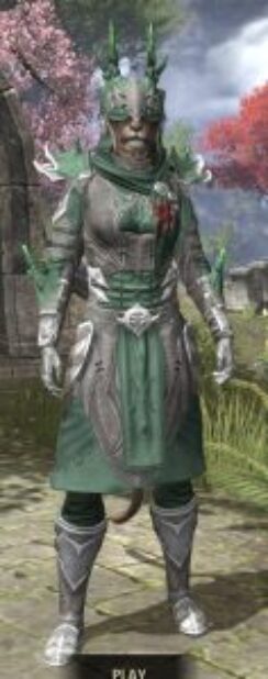 New Moon Priest Iron - Khajiit Female Front
