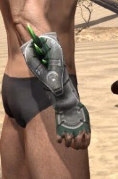 New Moon Priest Rawhide Bracers - Male Right