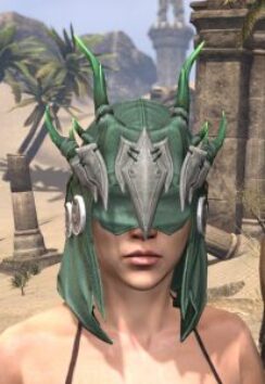 New Moon Priest Rawhide Helmet - Female Front