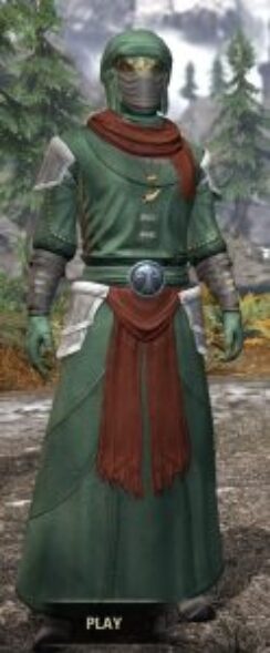 Pyre Watch Homespun - Argonian Male Robe Front