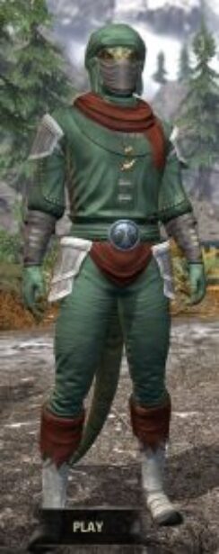 Pyre Watch Homespun - Argonian Male Shirt Front