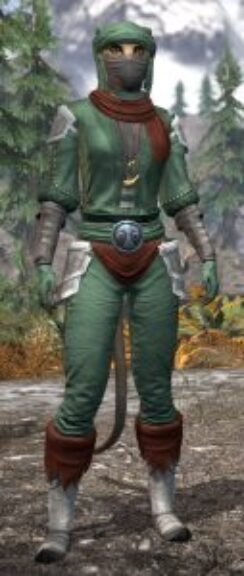 Pyre Watch Homespun - Khajiit Female Shirt Front