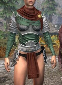 Pyre Watch Iron Cuirass - Female Front