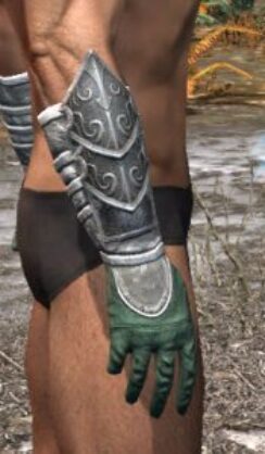 Pyre Watch Iron Gauntlets - Male Right