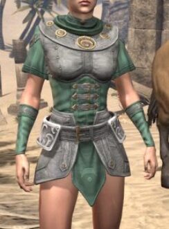 Shield of Senchal Homespun Jerkin - Female Front