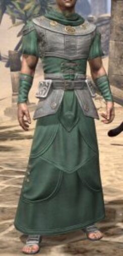 Shield of Senchal Homespun Robe - Male Front