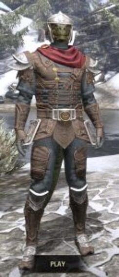 Shield of Senchal Rawhide - Argonian Male Front