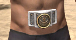 Shield of Senchal Rawhide Belt - Male Front