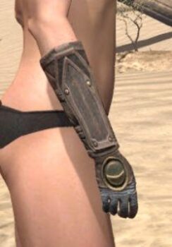 Shield of Senchal Rawhide Bracers - Female Right