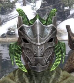Legendary Dragon Helmet - Argonian Male Front