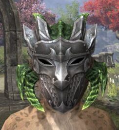 Legendary Dragon Helmet - Khajiit Female Front