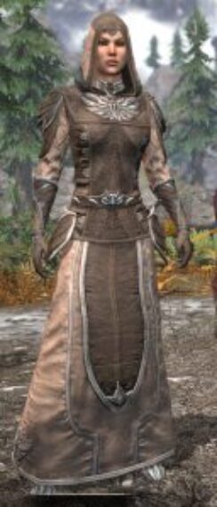Ancestral High Elf Homespun - Female Robe Front