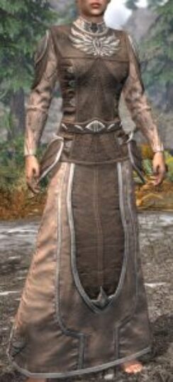 Ancestral High Elf Homespun Robe - Female Front