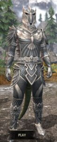 Ancestral High Elf Iron - Argonian Male Front