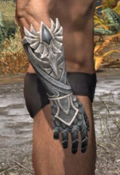 Ancestral High Elf Iron Gauntlets - Male Right