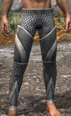 Ancestral High Elf Iron Greaves - Male Front