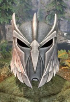 Ancestral High Elf Iron Helm - Argonian Male Front
