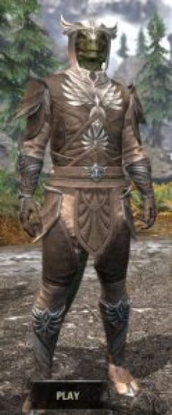 Ancestral High Elf Rawhide - Argonian Male Front