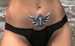 Ancestral High Elf Rawhide Belt - Female Front