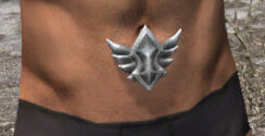 Ancestral High Elf Rawhide Belt - Male Front