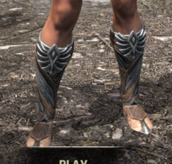 Ancestral High Elf Rawhide Boots - Female Front