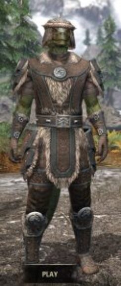 Ancestral Nord Homespun - Argonian Male Shirt Front