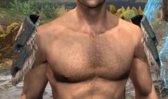 Ancestral Nord Homespun Epaulets - Male Front