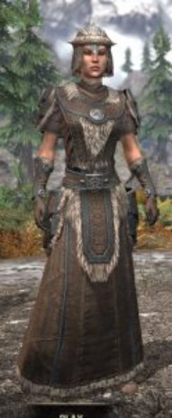 Ancestral Nord Homespun - Female Robe Front
