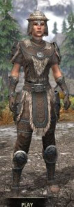 Ancestral Nord Homespun - Female Shirt Front