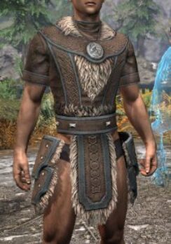 Ancestral Nord Homespun Jerkin - Male Front