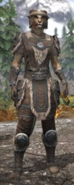 Ancestral Nord Homespun - Khajiit Female Shirt Front