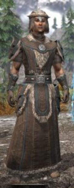 Ancestral Nord Homespun - Male Robe Front