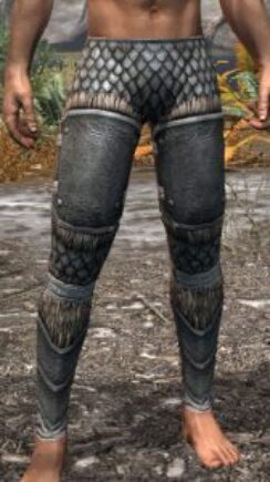 Ancestral Nord Iron Greaves - Male Front