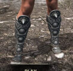 Ancestral Nord Iron Sabatons - Female Front
