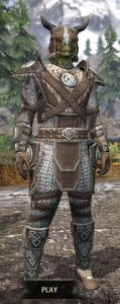 Ancestral Nord Rawhide - Argonian Male Front