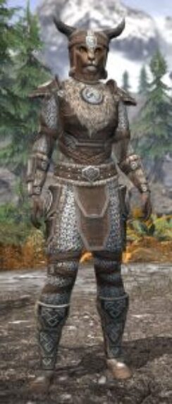 Ancestral Nord Rawhide - Khajiit Female Front