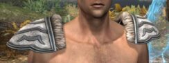Ancestral Orc Homespun Epaulets - Male Front